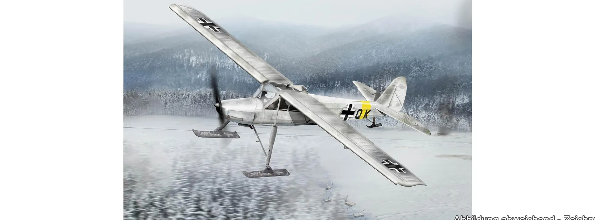 HobbyBoss 80183 Fieseler FI-156 C3 mit Skiern | Flugzeug Bausatz 1:35