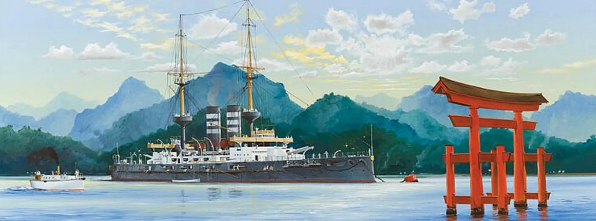 HobbyBoss 82002 IJN Mikasa 1902 | Schiff Bausatz 1:200