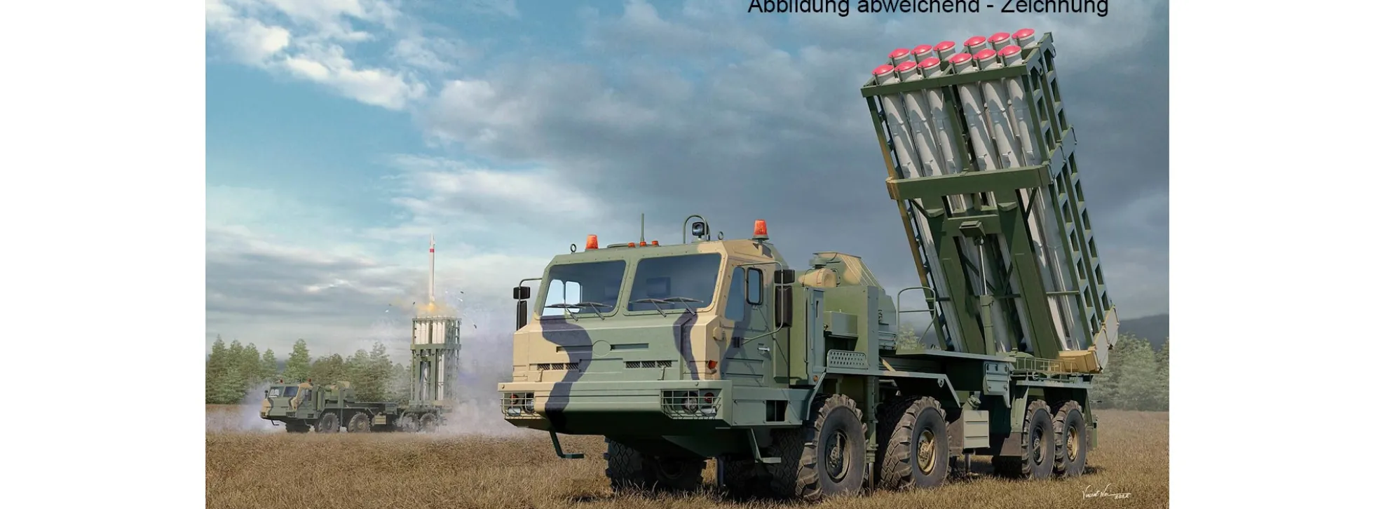 HobbyBoss 85529 9M96 auf 50P6E Tel S350E Vityaz | Militär Bausatz 1:35