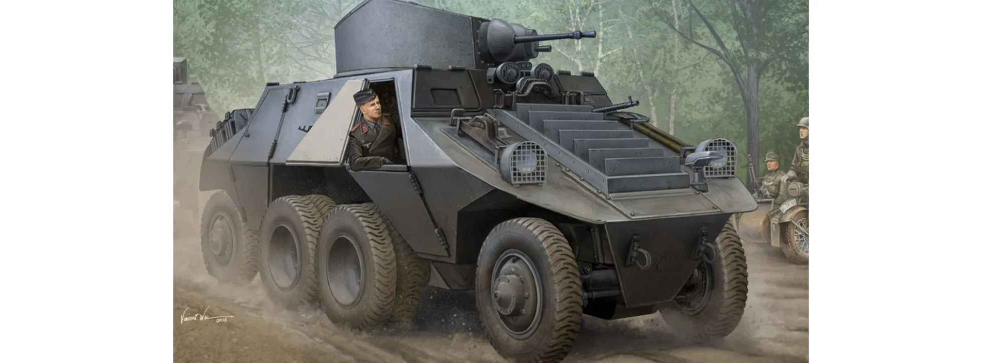 HobbyBoss 83889 M35 Mittlere Panzerwagen (ADGZ-Daimler) | Panzer Bausatz 1:35