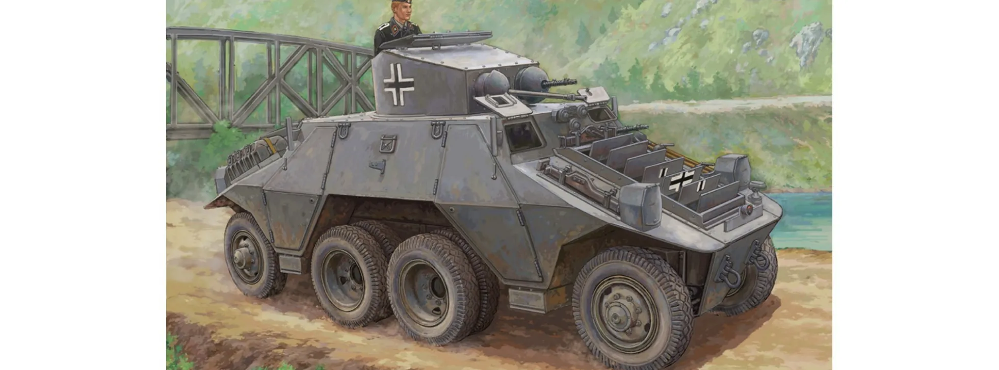 HobbyBoss 83890 M35 Mittlerer Panzerwagen (ADGZ-Steyr) | Panzer Bausatz 1:35