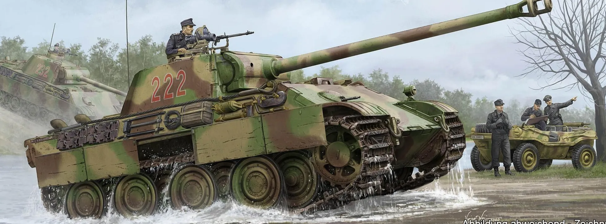 HobbyBoss 84552 Panther G Späte Ausführung | Panzer Bausatz 1:35