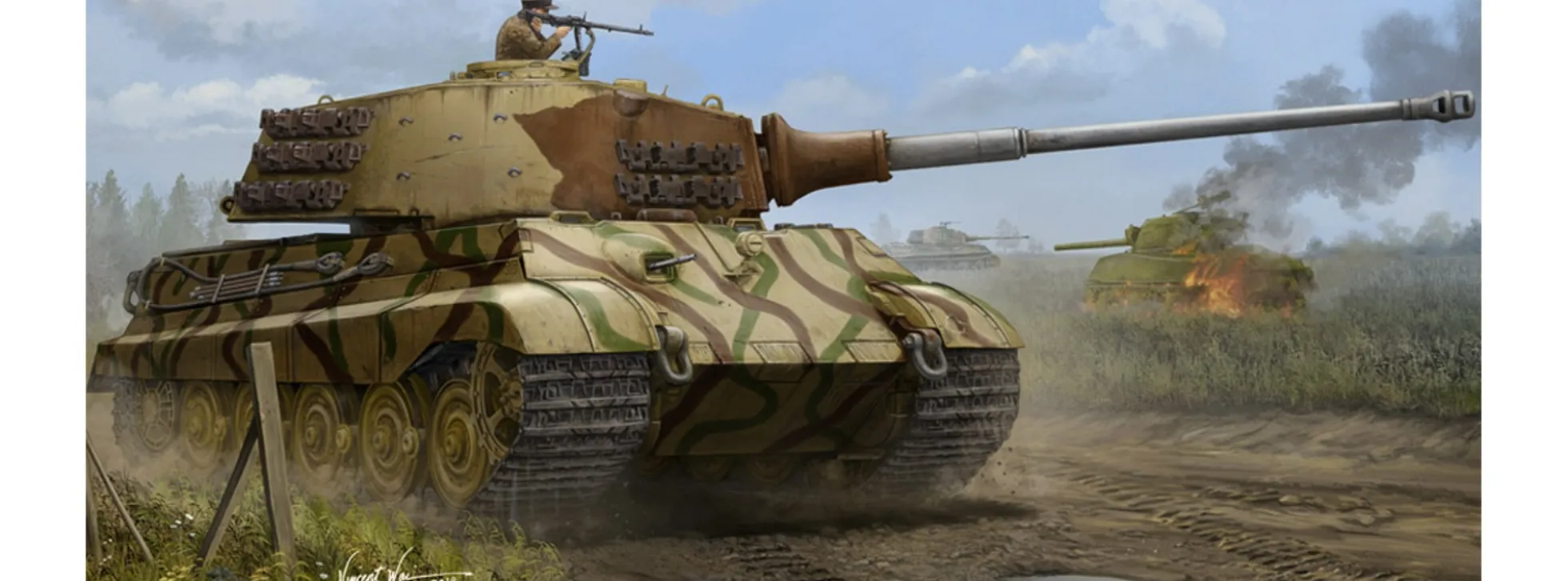 HobbyBoss 84533 Pz.Kpfw.VI Sd.Kfz.181 Tiger II Henschel | Panzer Bausatz 1:35