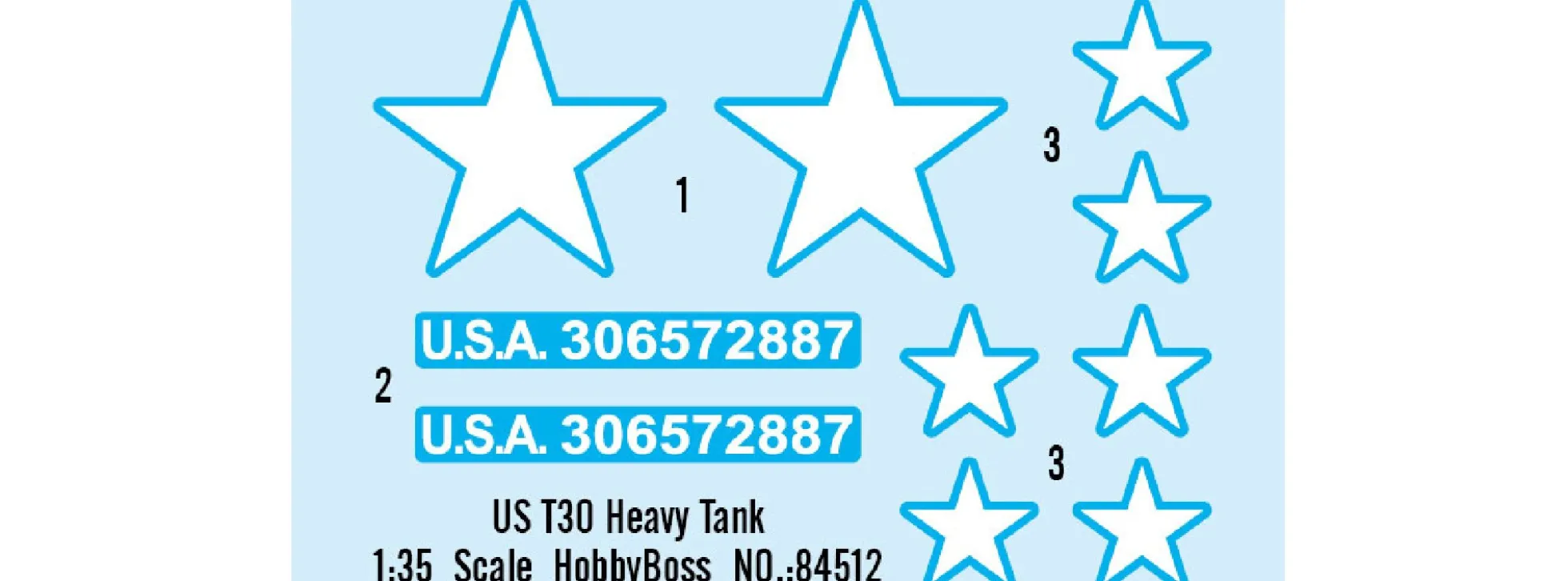 HobbyBoss 84512 US T30 Heavy Tank | Militär Bausatz 1:35