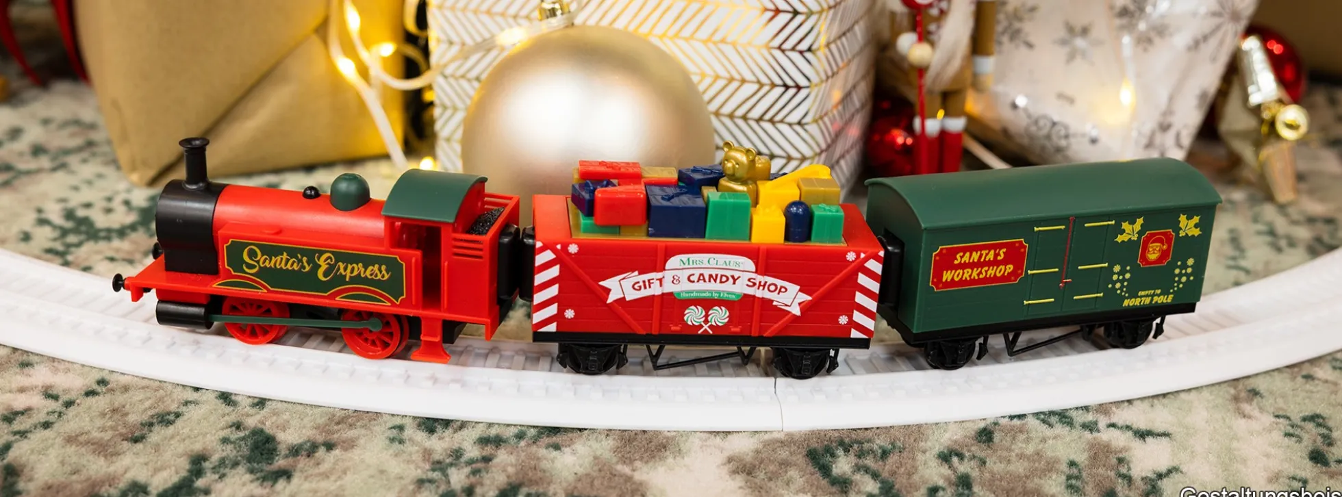 HORNBY R9363M Startpackung Santas Express Weihnachtszug | Batteriebahn | Spur 00