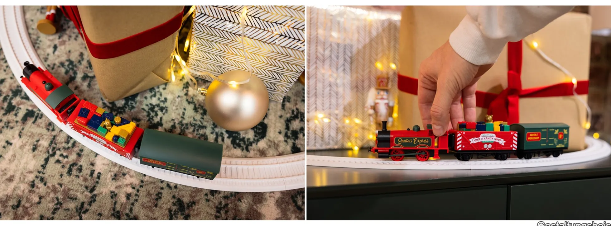 HORNBY R9363M Startpackung Santas Express Weihnachtszug | Batteriebahn | Spur 00