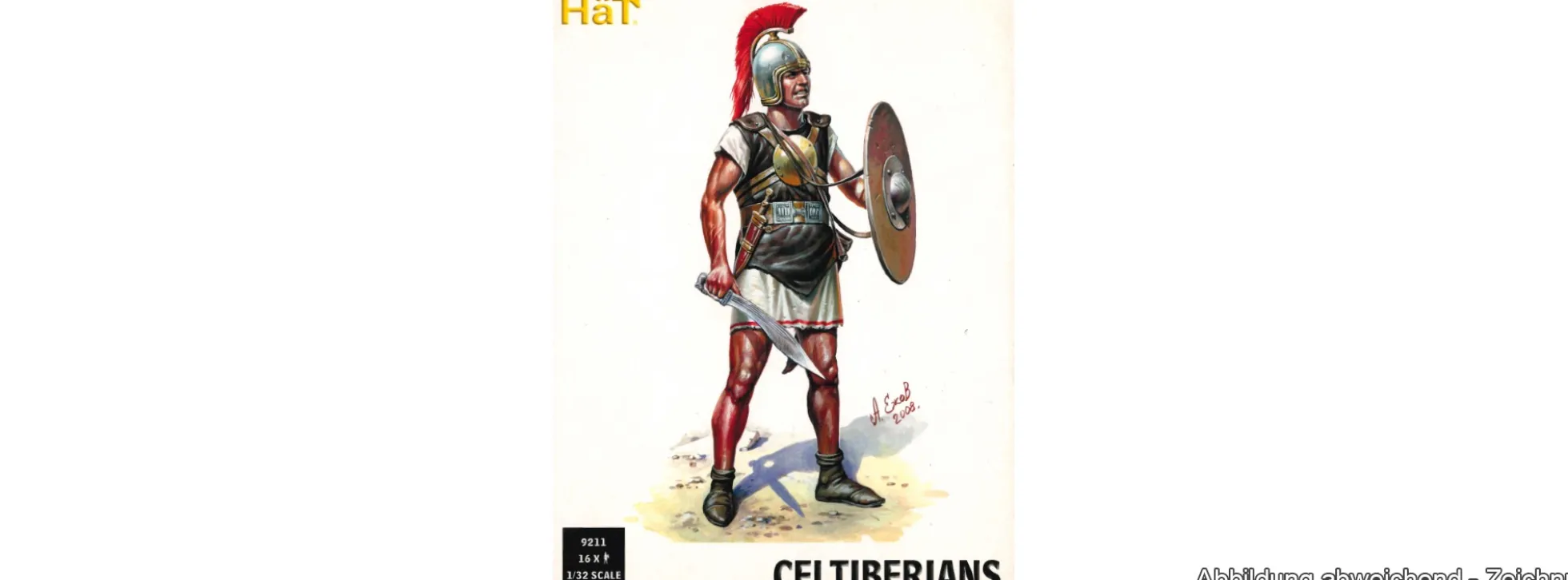 HäT 9211 Iberokelten | 16 Stück | Figuren Bausatz 1:32