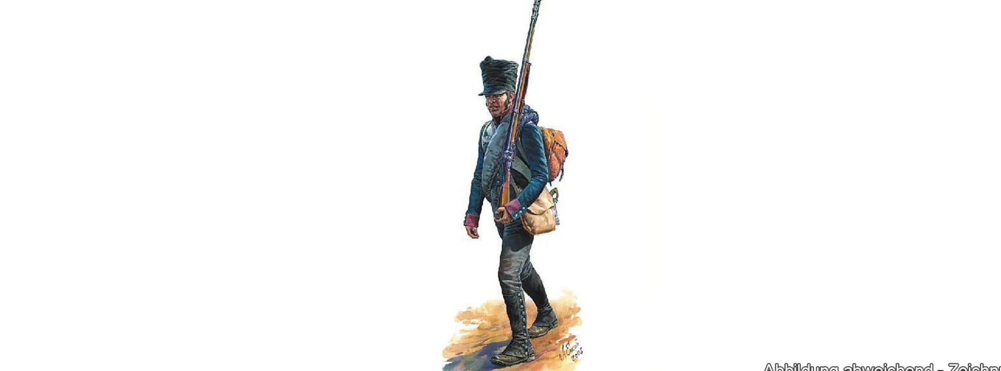HäT 378253 Prussian Infantry marschierend | Figuren Bausatz 1:72