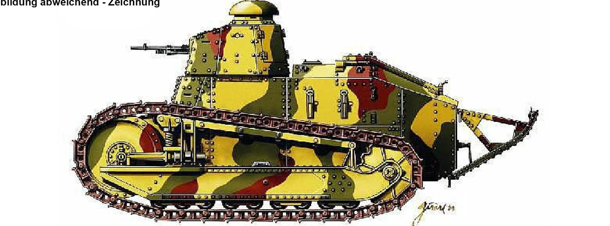 HäT 8114 Renault FT 17 | mit Hotchkiss Maschinengewehr | 2 Stück | Panzer Bausatz 1:72