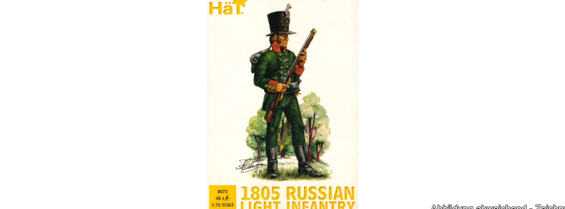 HäT 8073 Russische Leichte Infanterie | Figuren Bausatz 1:72