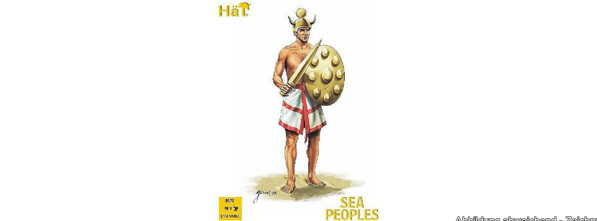 HäT 8078 Sea Peoples | 48 Stück | Figuren Bausatz 1:72