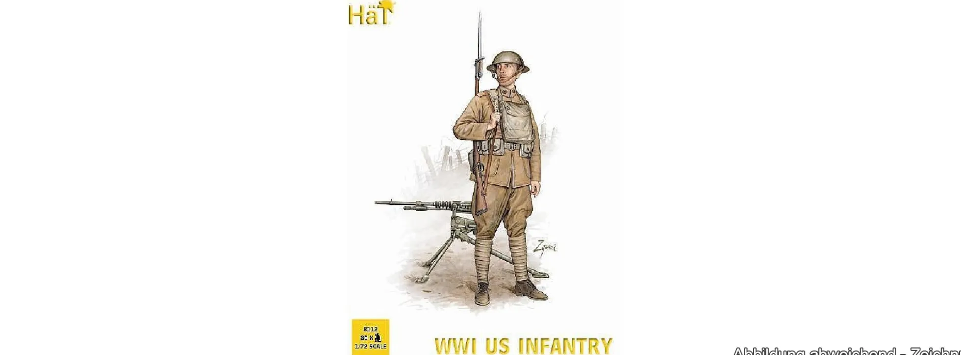 HäT 8112 WWI US Infanterie | Figuren Bausatz 1:72