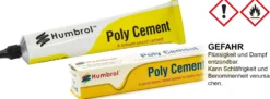 Humbrol AE4021 Poly Cement Modellbau-Kleber für Kunstoff | Inhalt 12 ml
