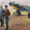 ICM 48805 Bf 109F-4 mit Deutschem Bodenpersonal | Flugzeug Bausatz 1:48
