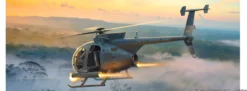 ICM 48370 Boeing AH-6J Little Bird Kampf-Helikopter | Hubschrauber Bausatz 1:48