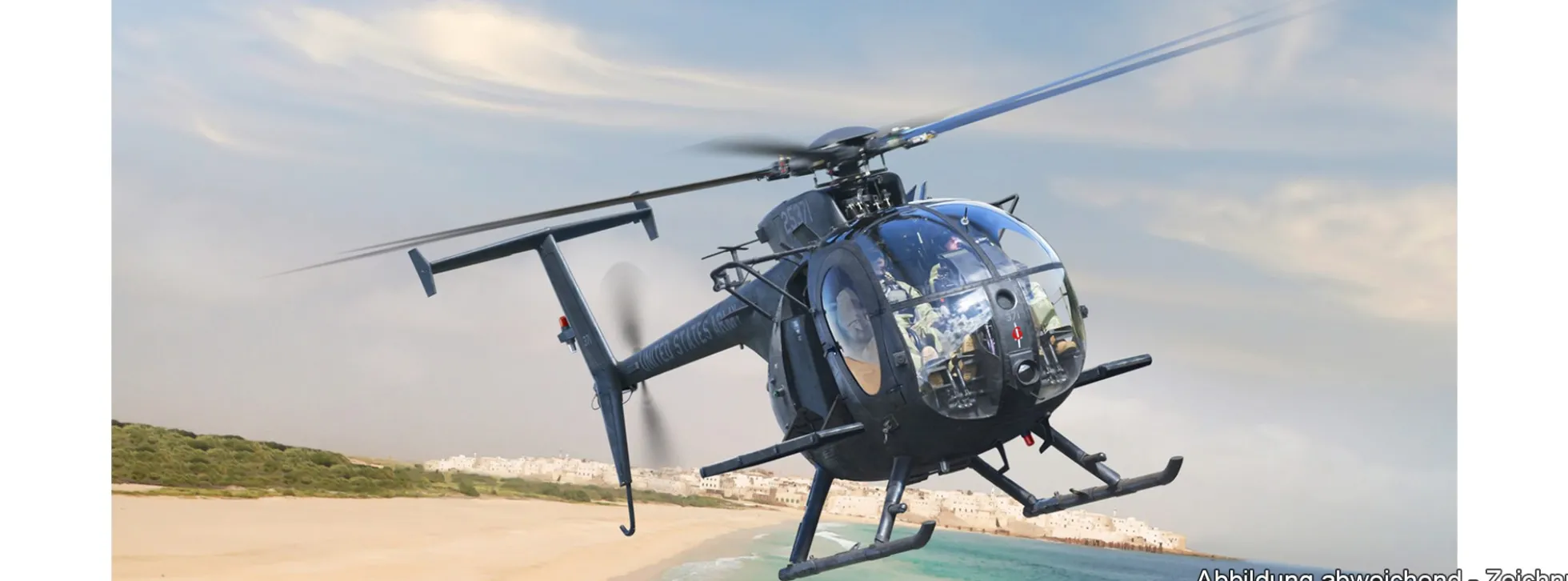 ICM 48369 Boeing MH-6J Little Bird US Special Forces | Hubschrauber Bausatz 1:48