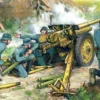 ICM 35801 7,62cm PaK 36r mit Deutscher Besatzung | Geschütz Bausatz 1:35