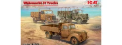 ICM DS3507 Wehrmacht 3t Trucks | Militär Bausatz 1:35