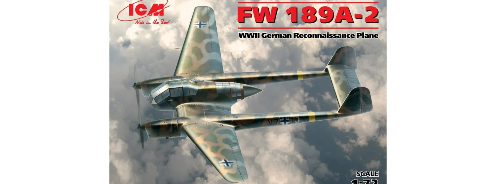 ICM 72292 Focke-Wulf FW 189 A-2 | Flugzeug Bausatz 1:72