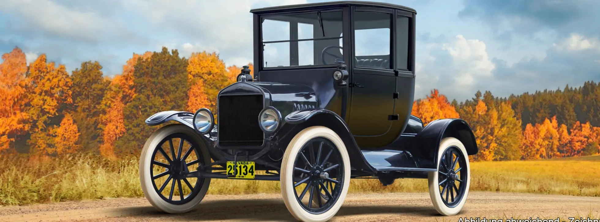 ICM 35830 Ford Model T Ärzte-Coupe 1917 | Auto Bausatz 1:35