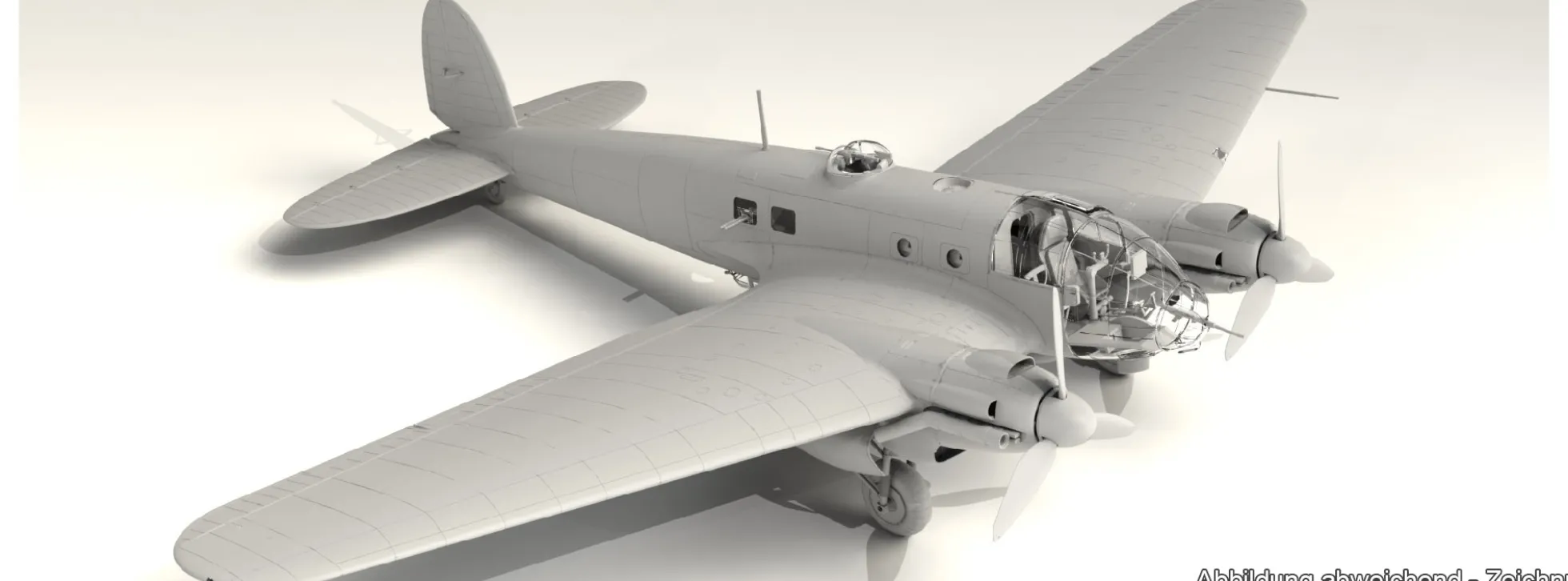 ICM 48264 He 111H-20 Deutscher Bomber | Flugzeug Bausatz 1:48