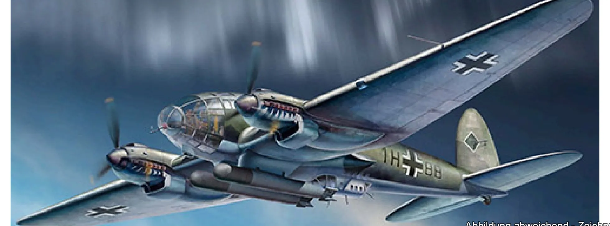 ICM 48262 He 111H-6 Deutscher Bomber | Flugzeug Bausatz 1:48