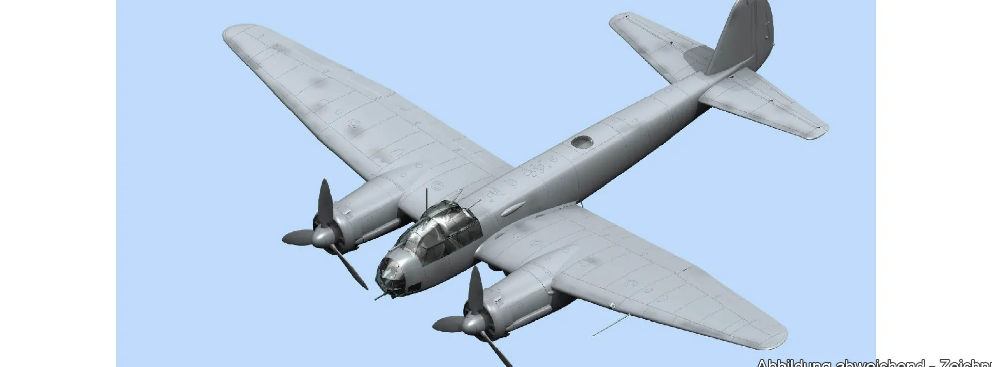 ICM 48234 Ju 88A-14 Deutscher Bomber | Flugzeug Bausatz 1:48
