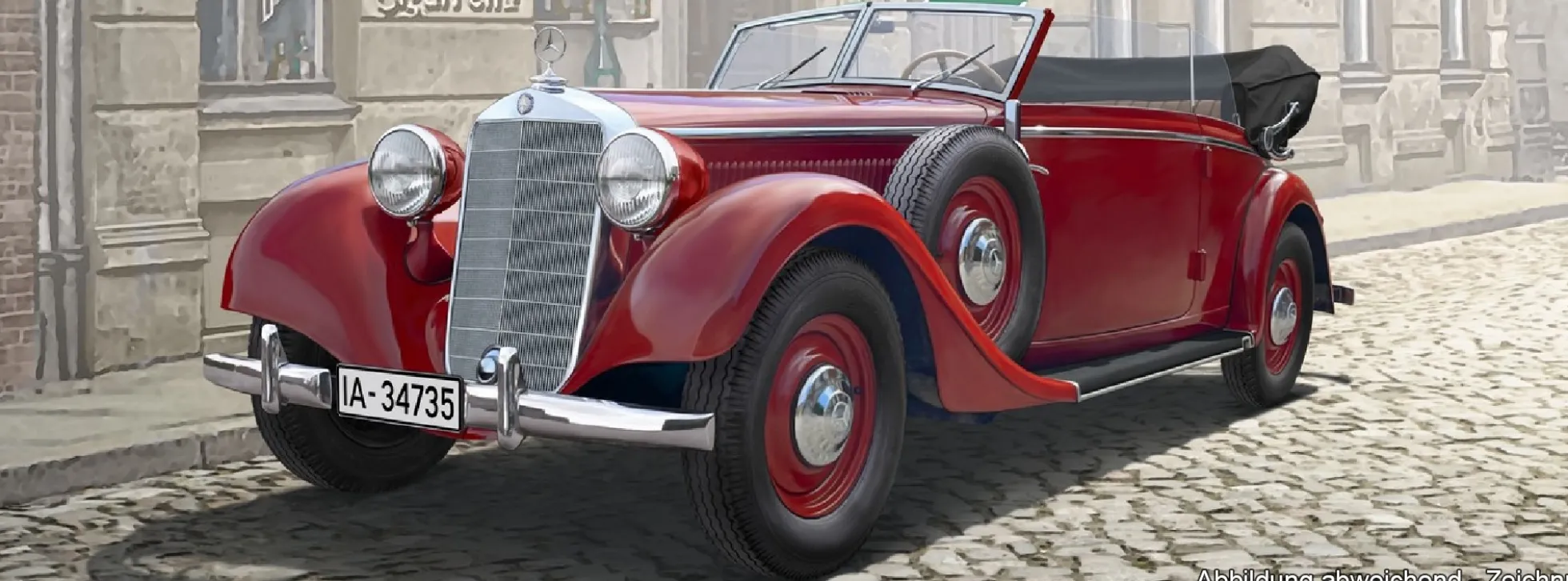 ICM 35543 Mercedes-Benz Typ 320 W142 Cabriolet B | Auto Bausatz 1:35