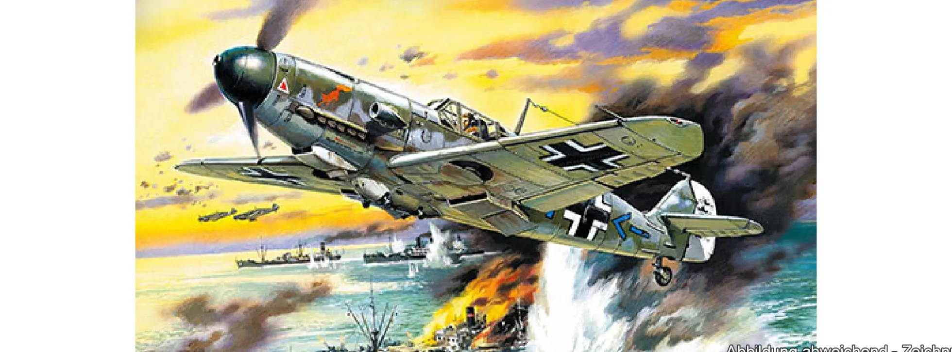 ICM 48104 Messerschmitt Bf 109F-4/B | Flugzeug Bausatz 1:48