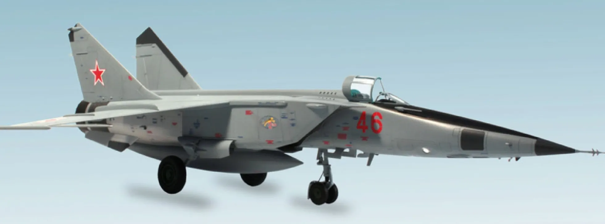 ICM 48901 MiG-25 RBT Sowjetisches Aufklärungsflugzeug | Flugzeug Bausatz 1:48