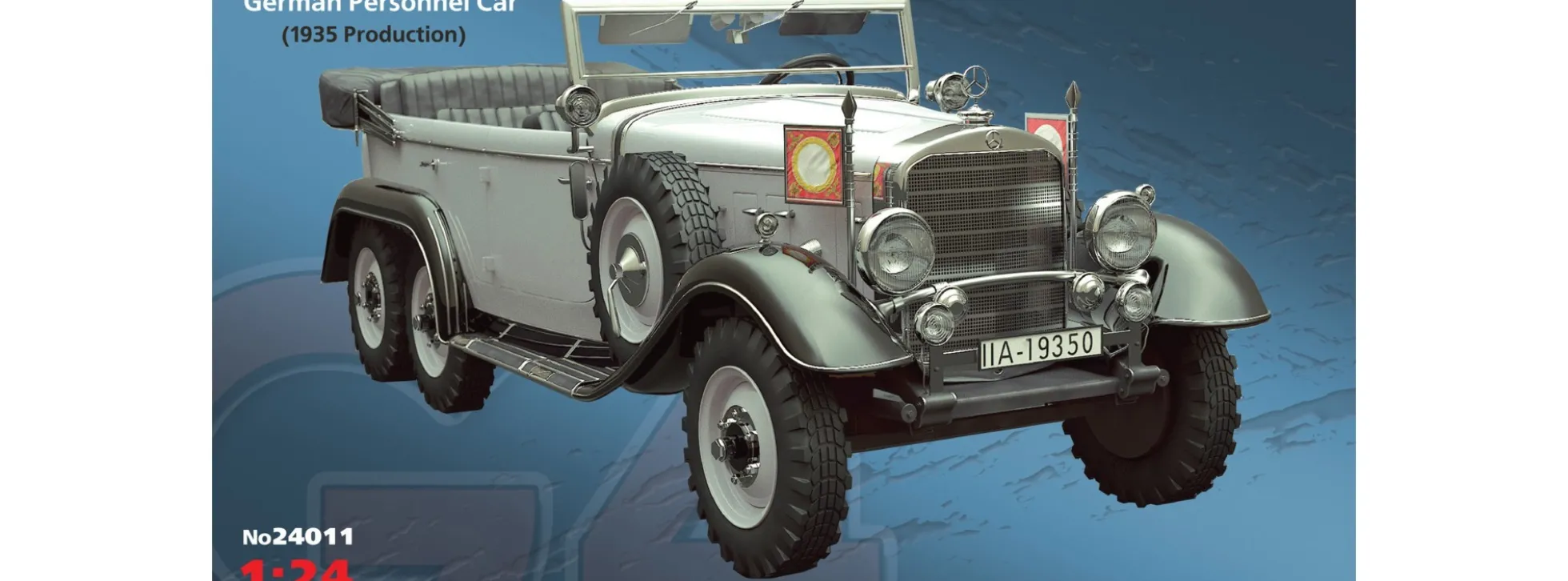 ICM 24011 Personnel Car Typ G4 1935 | Auto Bausatz 1:24