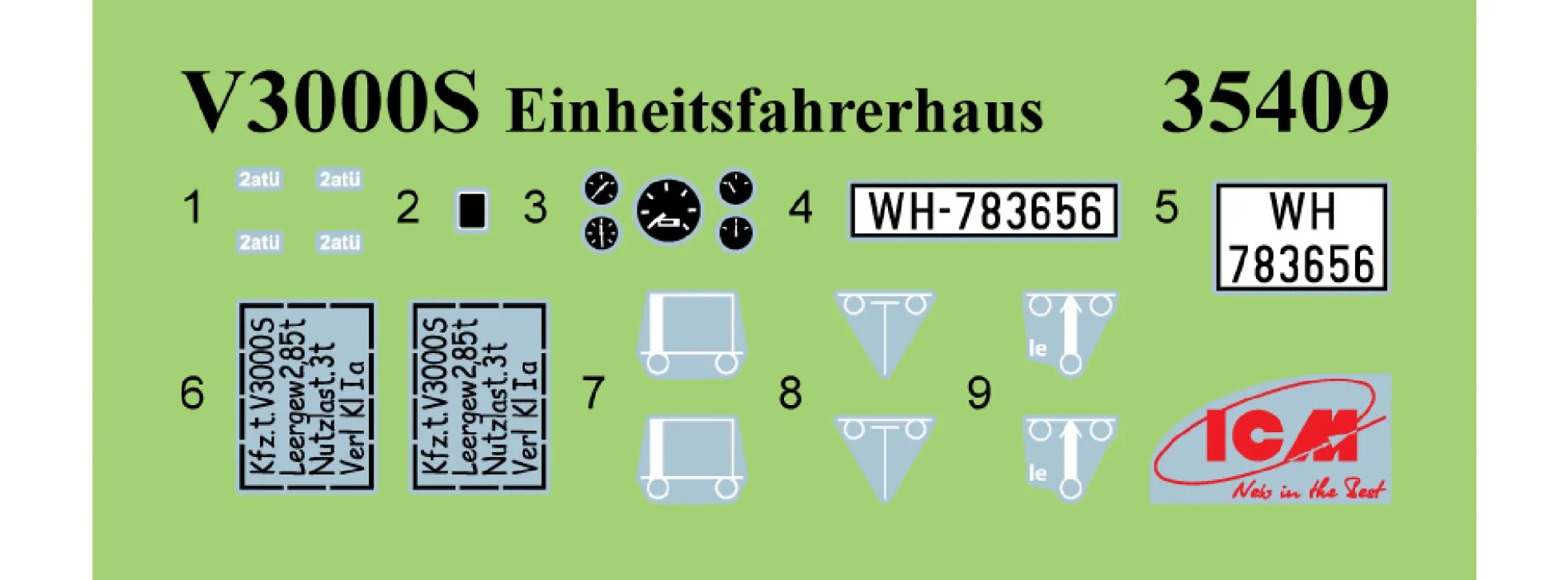 ICM 35407 Sd. Kfz. 3b mit 2 cm Flak 38 und Besatzung | Militär Bausatz 1:35