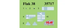 ICM 35407 Sd. Kfz. 3b mit 2 cm Flak 38 und Besatzung | Militär Bausatz 1:35
