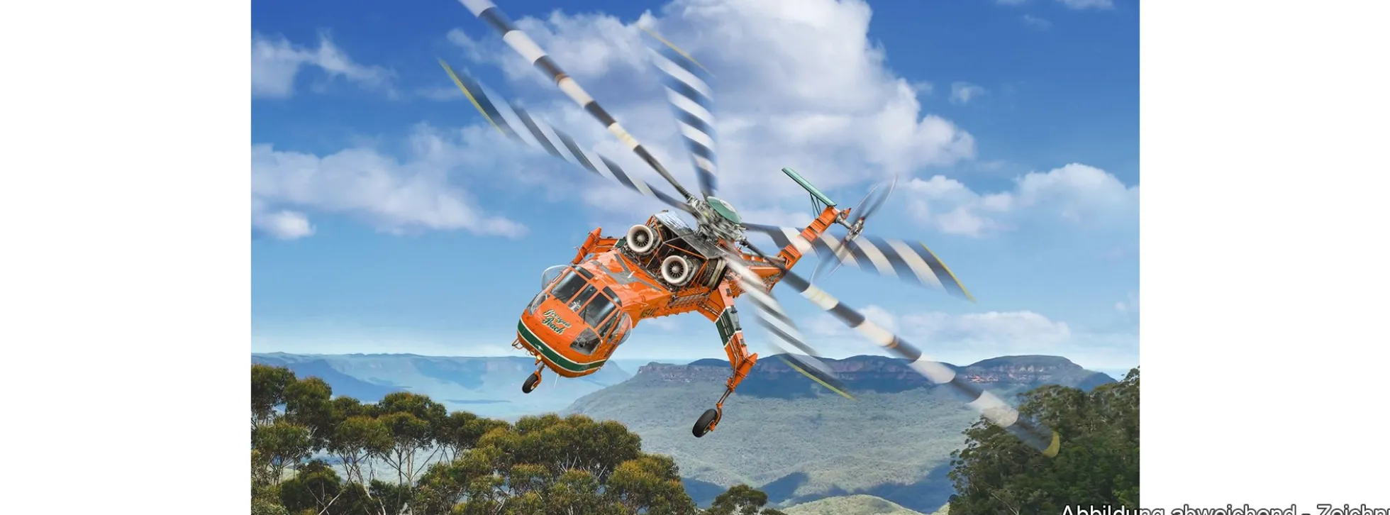 ICM 53058 Sikorsky S-64E Skycrane | Hubschrauber Bausatz 1:35