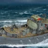 ICM S.018 KFK Kriegsfischkutter WWII Deutsches Mehrzweck Boot | Schiffbausatz 1:350