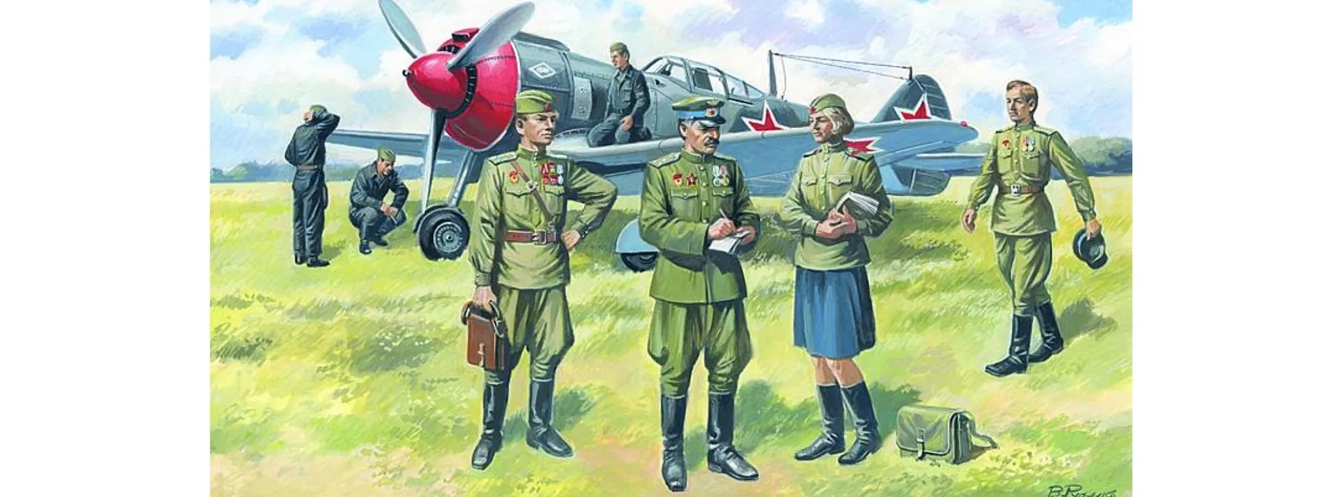 ICM 48084 Soviet Air Force Figuren | Militär Bausatz 1:48