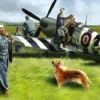 ICM 48801 Spitfire Mk IX mit RAF Piloten und Boden Besatzung | Flugzeug Bausatz 1:48