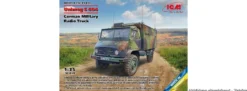 ICM 35137 Unimog S 404 German Military Radio Truck | Militär Bausatz 1:35