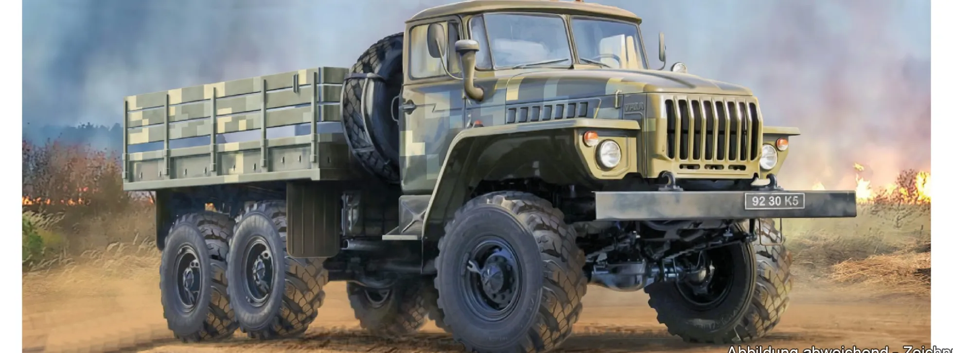 ICM 72708 URAL-4320 Military Truck Armed Forces of Ukraine | Militär Bausatz 1:72