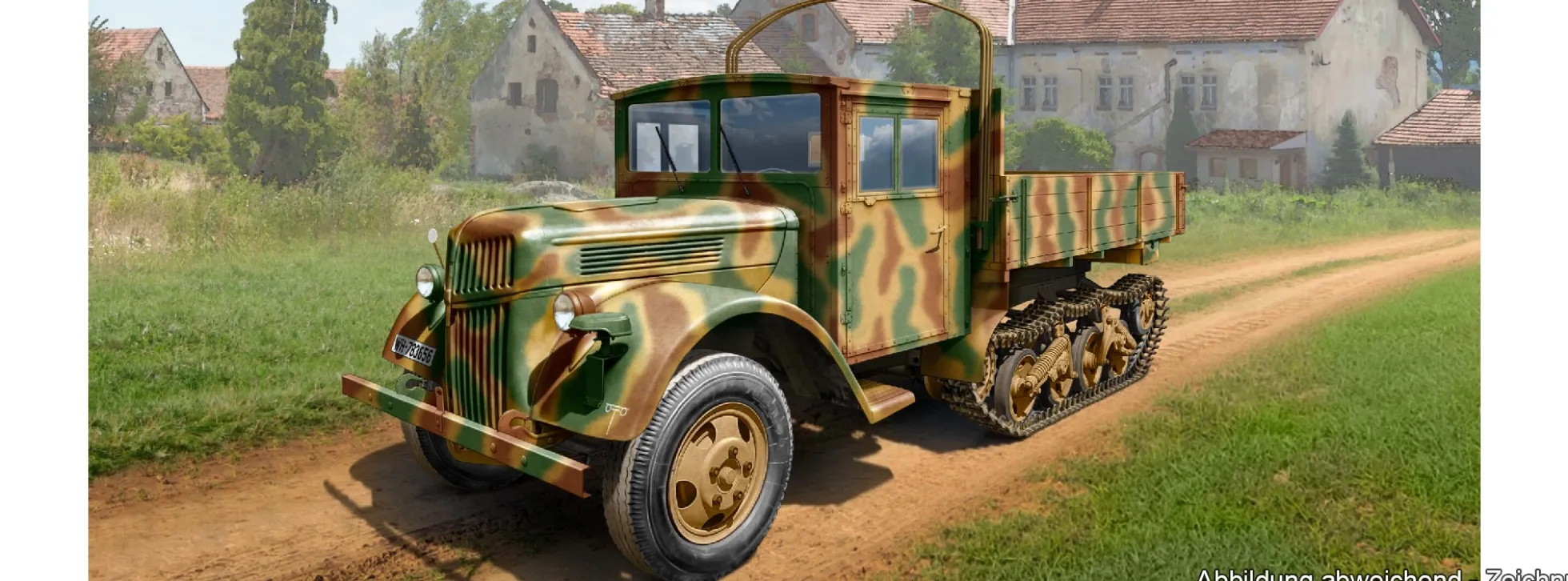 ICM 35410 V3000/SSM Maultier Einheitsfahrerhaus | Militär Bausatz 1:35