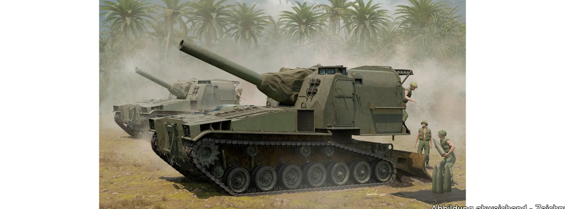 ILOVEKIT 63548 M55 gepanzerte selbstfahrende Haubitze | Panzer Bausatz 1:35