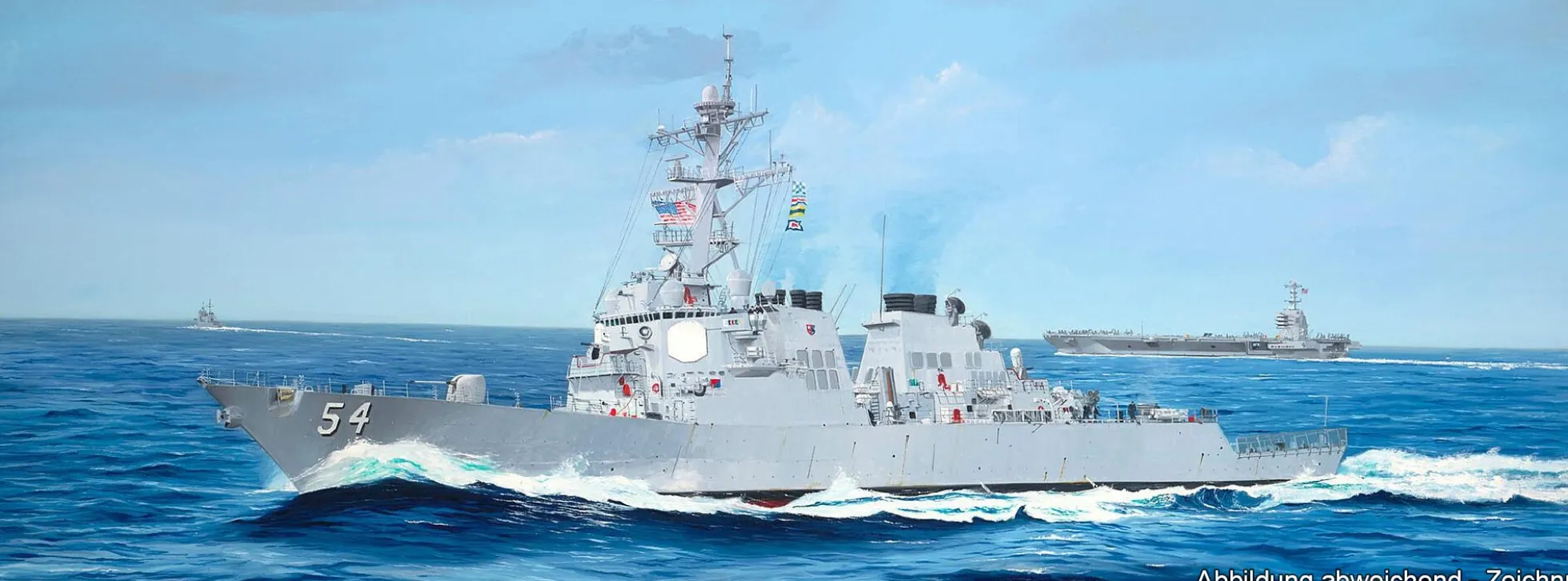 ILOVEKIT 62007 USS Curtis Wilburg DGG-54 | Schiffbausatz 1:200