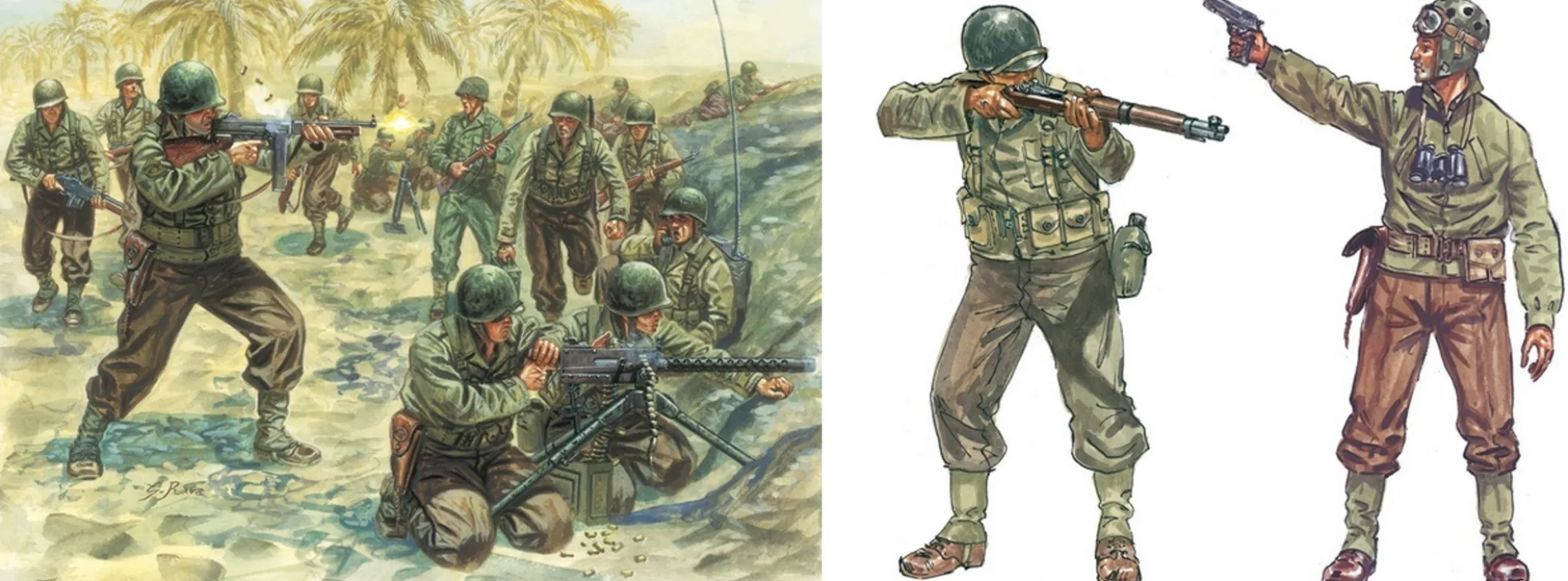 ITALERI 6120 Amerikanische Infanterie | Militär Bausatz 1:72