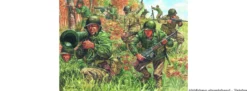 ITALERI 6046 Amerikanische Infanterie im zweiten Weltkrieg | Militärfiguren Bausatz 1:72