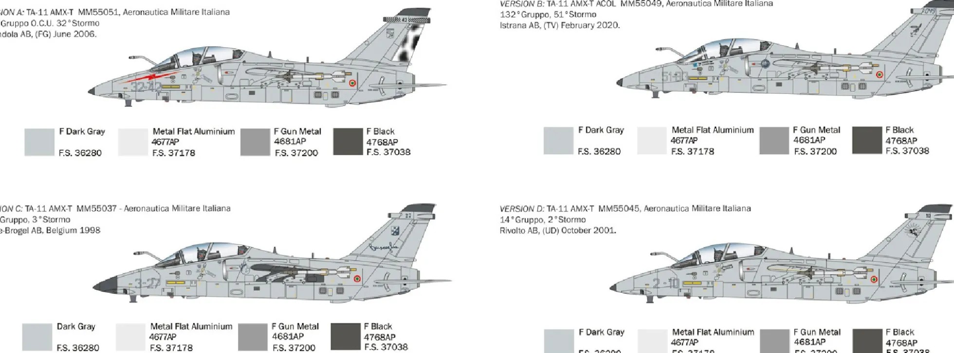 ITALERI 1471 AMX-T Ghibli | Flugzeug Bausatz 1:72