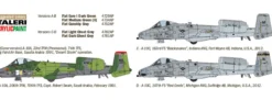 ITALERI 1376 A 10 Thunderbolt II Golf Krieg | Militär Bausatz 1:72