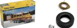 ITALERI 3868 Auflieger zum Holztransport Bausatz 1:24