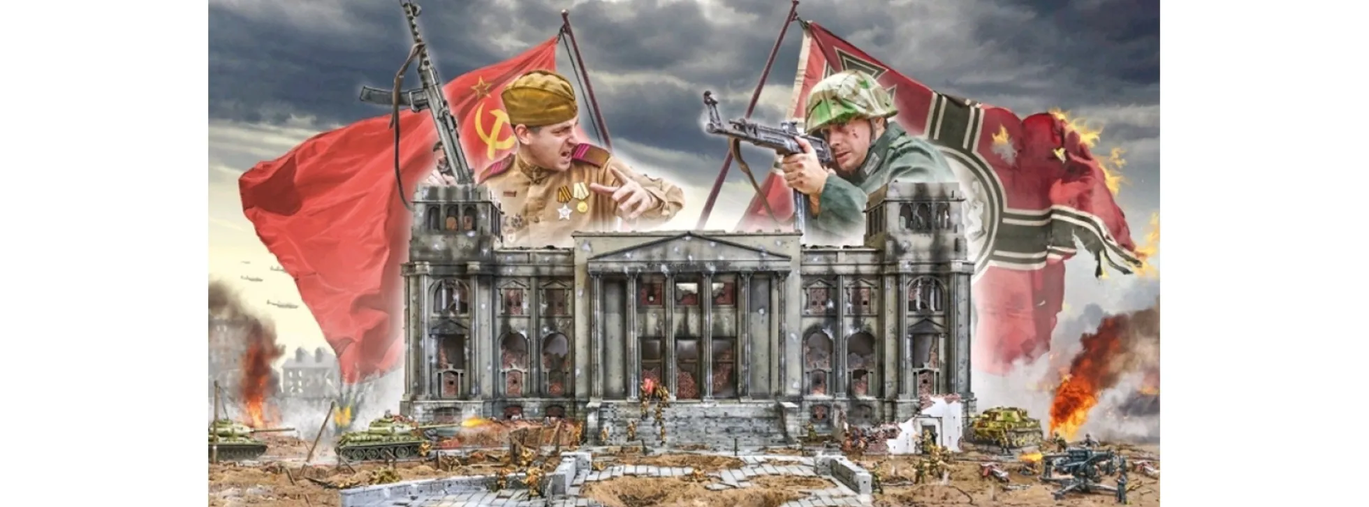 ITALERI 6195 Battle-Set Reichstag 1945 | Militär Bausatz 1:72