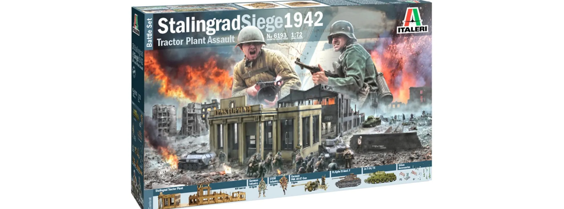 ITALERI 6193 Battle Set Stalingrad Siege WWII | Militär Bausatz 1:72