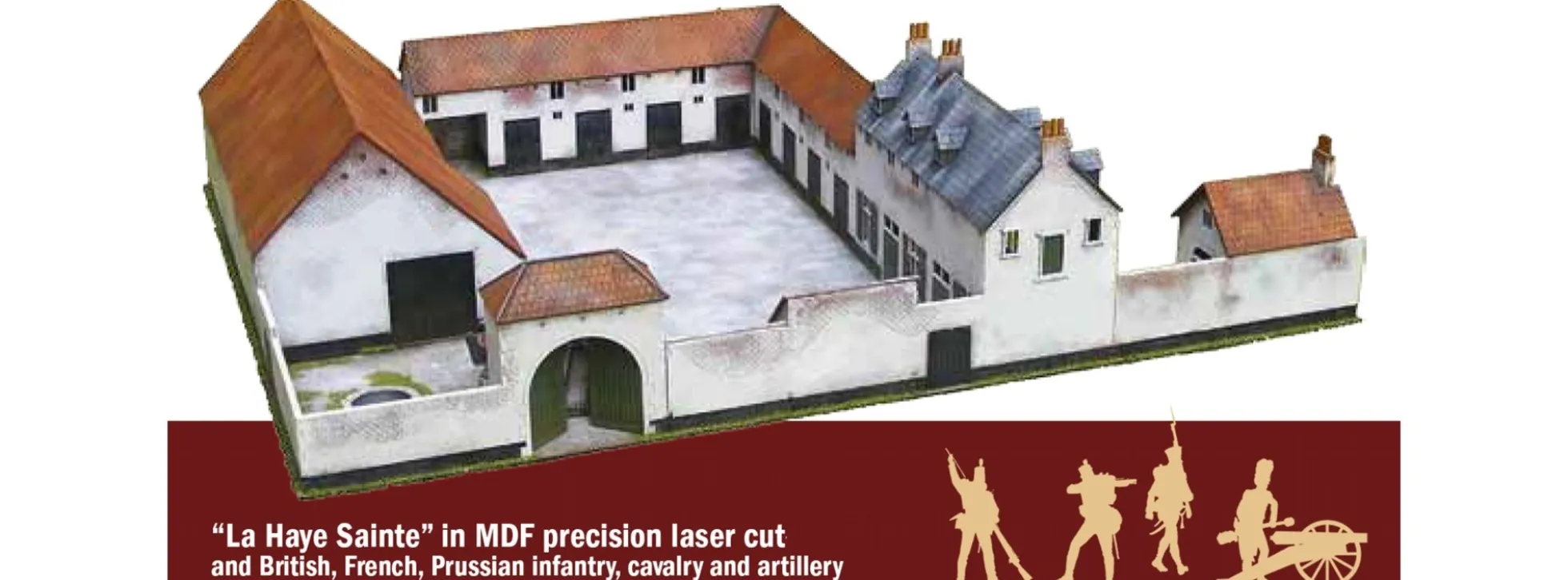 ITALERI 6197 Battle-Set Waterloo La Haye Sainte | Militär Bausatz 1:72